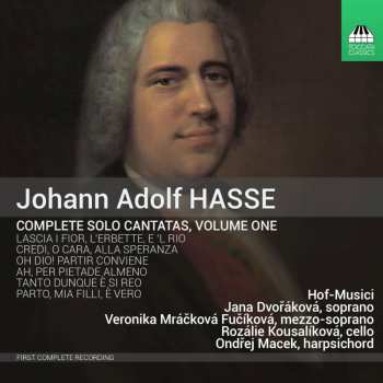 CD Johann Adolf Hasse: Johann Adolf Hasse - Complete Solo Cantatas,  Volume One