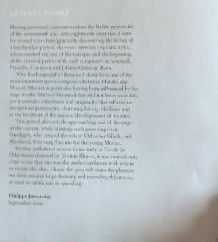 CD Johann Christian Bach: La Dolce Fiamma (Forgotten Castrato Arias)