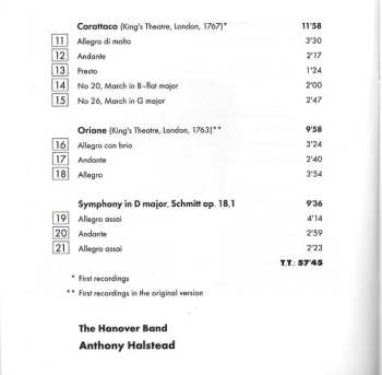 3CD Johann Christian Bach: Complete Opera Overtures