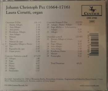 CD Johann Christoph Pez: Overtures