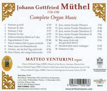 CD Johann Gottfried Müthel: Complete Organ Music