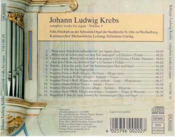CD Johann Ludwig Krebs: Complete Works For Organ Volume 9