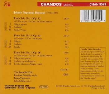 CD Johann Nepomuk Hummel: Piano Trios 1, 5 & 7