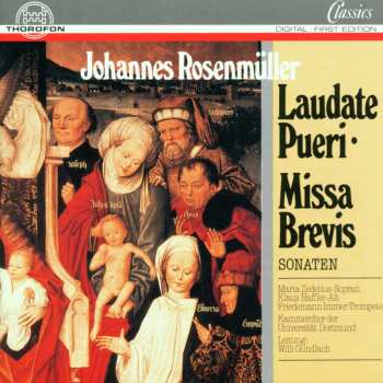 CD Johann Rosenmüller: Laudate Pueri - Missa Brevis - Sonaten