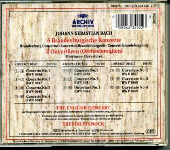 3CD Johann Sebastian Bach: 6 Brandenburg Concertos / 4 Orchestral Suites