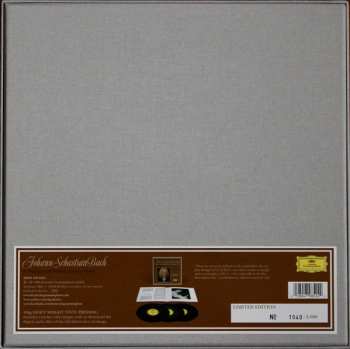 3LP/Box Set Johann Sebastian Bach: 6 Sonaten Und Partiten Für Violine Solo BWV 1001-1006 LTD | NUM