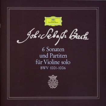 3LP/Box Set Johann Sebastian Bach: 6 Sonaten Und Partiten Für Violine Solo BWV 1001-1006 LTD | NUM