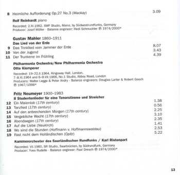 6CD/Box Set Johann Sebastian Bach: A Poet Among Tenors LTD