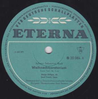 4LP/Box Set Johann Sebastian Bach: Weihnachtsoratorium