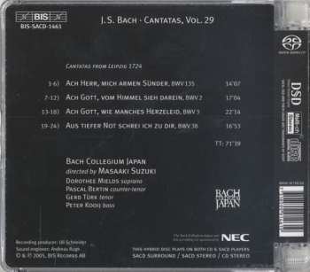 SACD Johann Sebastian Bach: Cantatas 29 ►2 ►3►38►135  Aus Tiefer Not Schrei Ich Zu Dir