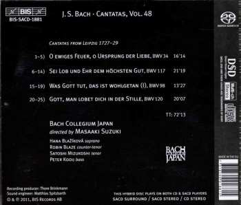 SACD Johann Sebastian Bach: Cantatas 48: ►48 ►98 ►117 ►120 (O Ewiges Feuer)