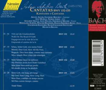 CD Johann Sebastian Bach: Cantatas BWV 152-155 Vol.47