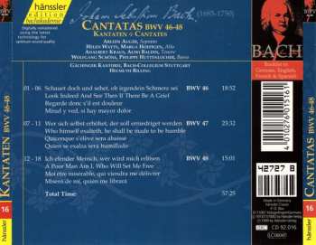 CD Johann Sebastian Bach: Cantatas BWV 46-48