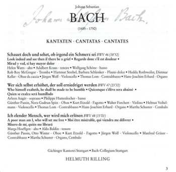 CD Johann Sebastian Bach: Cantatas BWV 46-48