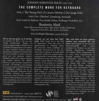 3CD/Box Set Johann Sebastian Bach: The Complete Works For Keyboard 1: The Young Heir