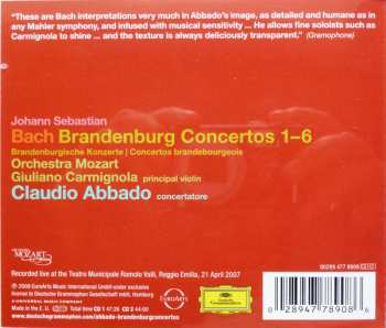2CD Johann Sebastian Bach: Brandenburg Concertos 1–6