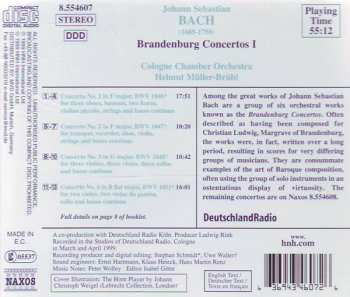 CD Johann Sebastian Bach: Brandenburg Concertos I