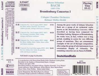 CD Johann Sebastian Bach: Brandenburg Concertos I
