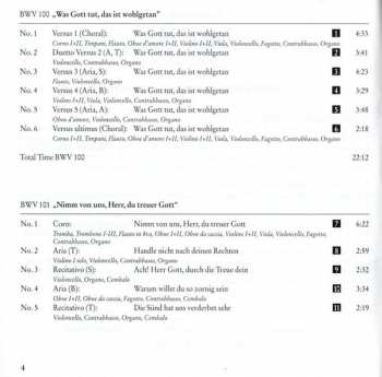 CD Johann Sebastian Bach: Cantatas BWV 100-102