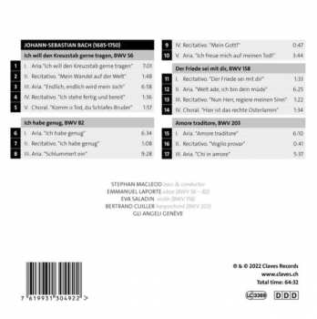 CD Johann Sebastian Bach: Cantatas For Bass