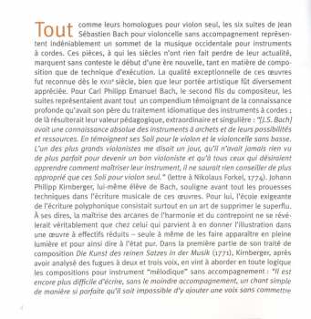 2CD/DVD Johann Sebastian Bach: Cello Suites DIGI