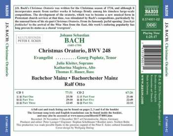 2CD Johann Sebastian Bach: Christmas Oratorio (Weihnachtsoratorium)