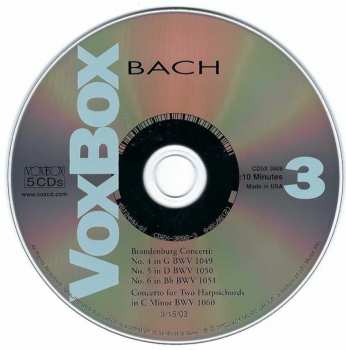 5CD Johann Sebastian Bach: Complete Concerti, Orchestral Suites