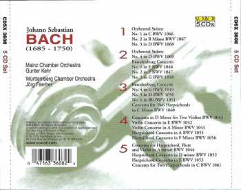 5CD Johann Sebastian Bach: Complete Concerti, Orchestral Suites