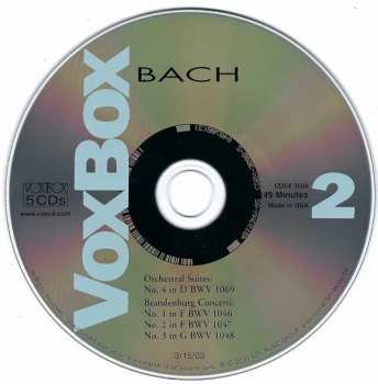 5CD Johann Sebastian Bach: Complete Concerti, Orchestral Suites