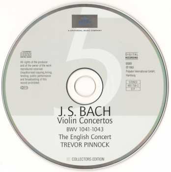 5CD/Box Set Johann Sebastian Bach: Concertos