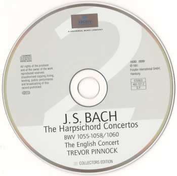 5CD/Box Set Johann Sebastian Bach: Concertos