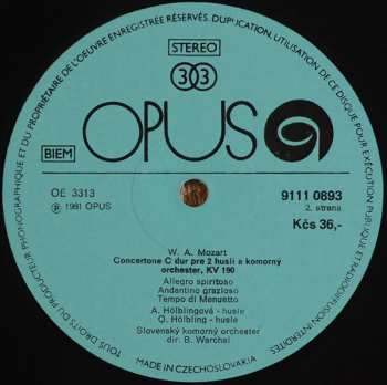 LP Johann Sebastian Bach: Concertos For Two Violins And Orchestra