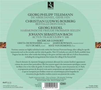 CD Johann Sebastian Bach: Trauerkantaten