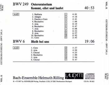 CD Johann Sebastian Bach: Osteroratorium (BWV 249 Kommt, Eilet Und Laufet, Kantate BWV 6 Bleib Bei Uns)