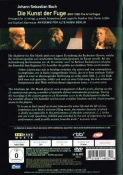 DVD Johann Sebastian Bach: Die Kunst Der Fuge