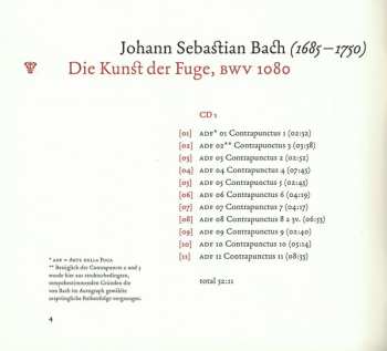 2CD Johann Sebastian Bach: Die Kunst Der Fuge