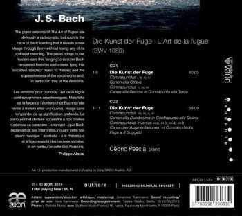 2CD Johann Sebastian Bach: Die Kunst Der Fuge • L'Art De La Fuge