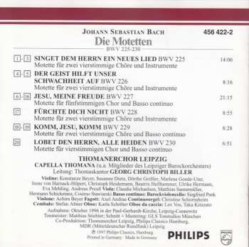 CD Johann Sebastian Bach: Die Motetten BWV 225-230