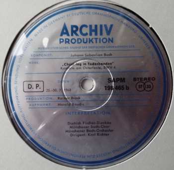 CD Johann Sebastian Bach: Christ Lag In Todesbanden. Cantat