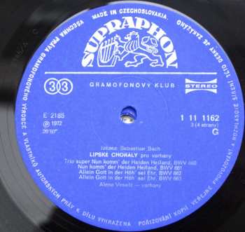 2LP Johann Sebastian Bach: Lipské Chorály (2xLP)