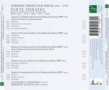 CD Johann Sebastian Bach: Flute Sonatas With Obbligato Organ BWV 1027 - 1030 - 1020 - 1031 - 1032