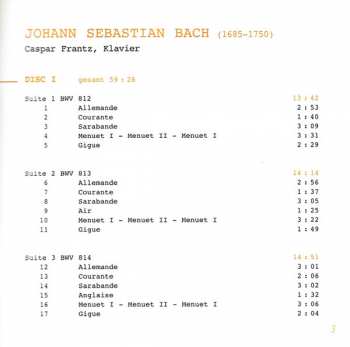 2SACD Johann Sebastian Bach: Französische Suiten