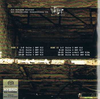 2SACD Johann Sebastian Bach: Französische Suiten