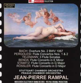 2CD Johann Sebastian Bach: Overture No. 2 / Flute Concertos Nos. 1 & 2/ 3 Flute Sonatas / Flute Concerto
