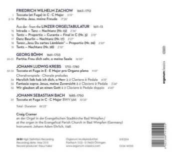 CD Johann Sebastian Bach: Johann Adam Ehrlich-Orgel 1748