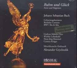 CD Johann Sebastian Bach: Kantaten Bwv 36a & 66a