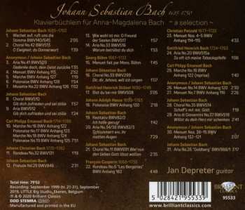 CD Johann Sebastian Bach: Klavierbüchlein Für Anna-Magdalena Bach 1725