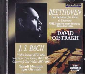 CD Johann Sebastian Bach: Violinkonzerte Nr. 1 & 2 Konzert Für 2 Violinen Und Streichorchester BWV 1043