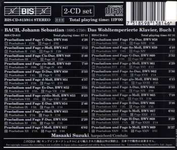 2CD Johann Sebastian Bach: Das Wohltemperierte Klavier Book I (Complete Keyboard Works, Volume 1)