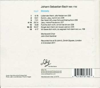 CD Johann Sebastian Bach: Motets